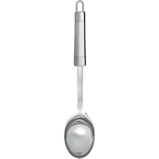 Colher De Arroz 33cm Inteiramente Feita Em Aço Inox Resistente E Prática E Fácil De Se Usar em Oferta na Shopee