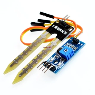 Sensor De Umidade De Solo Com Modulo de Regulagem de Deteccao de Umidade Solo Automacao Jardim Plantas