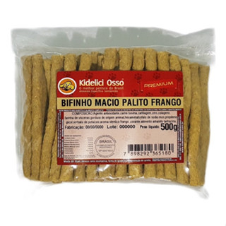 Bifinho Macio Palito Kidelici Osso - Sabor Frango - 500g em Oferta na Shopee