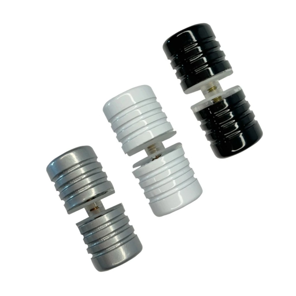 Puxador Para Box De Banheiro Boleado Plástico Cores Sortidas