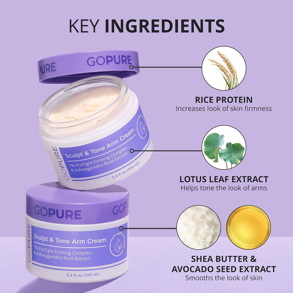 Creme Para Braços Que Aperta A Pele-Tratamento Reafirmante E ...