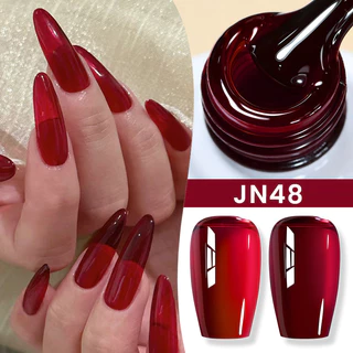 BORN PRETTY Ano Novo Gel Vermelho Esmalte Escuro Geléia Nail Art Verniz Semi Permanente Soak Off UV LED 10ml em Oferta na Shopee