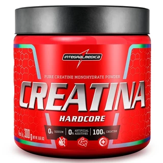 Integralmedica - Creatina em Pó Hardcore 100% Pura e Monohidratada - 300g em Oferta na Shopee