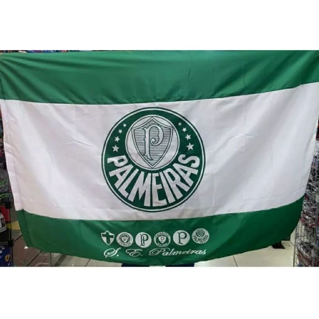 Bandeira do PALMEIRAS Grande 160cm x 100cm Coleção 2024/25 com ENVIO ...