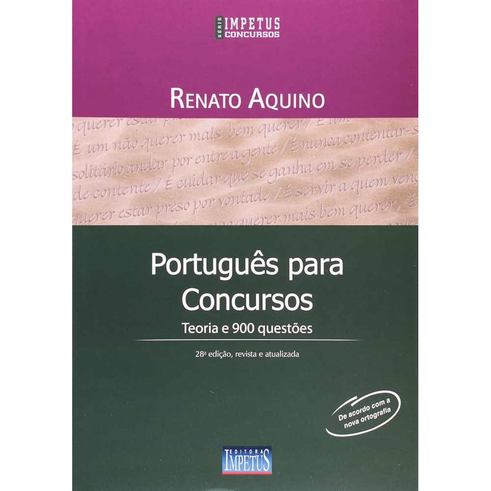 Português Para Concursos de Renato Aquino 7282257 | Shopee Brasil