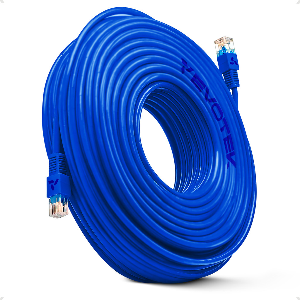 Cabo de Internet Rede RJ45 Cat 6 Alta Velocidade 50m Resistente ...