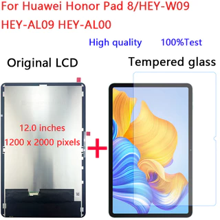 12.0 Polegadas A+/Original Novo Display LCD para Tablet Huawei Honor 8/HEY-W09 AL09 AL00 Display Tela de Toque Conjunto 