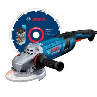 Esmerilhadeira Angular 7'' - 220V - GWS 30-180B Com Disco de Corte Diamantado - Bosch, em Oferta na Shopee