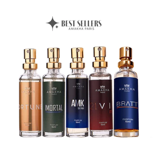 Kit Best Sellers Masculino Amakha - 5 Fragrâncias - 50 unidades