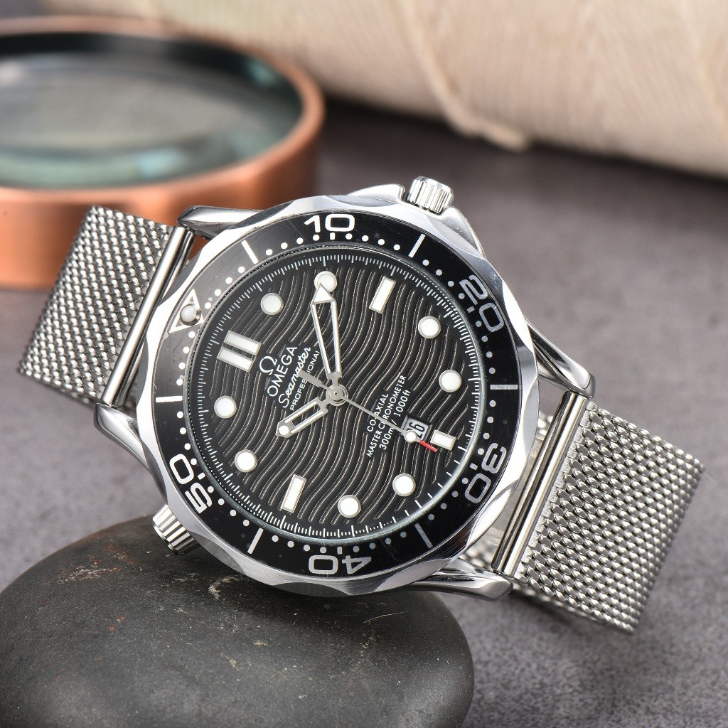 Omega Novo Estilo Movimento De Quartzo Simples Casual Clássico Relógio ...
