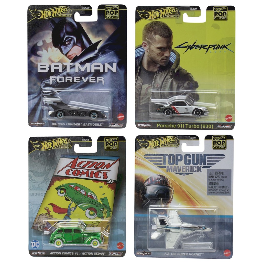 Hot Wheels Pop Culture E Case 2024 Set of 5 Cars HXD63-956E 1/64
