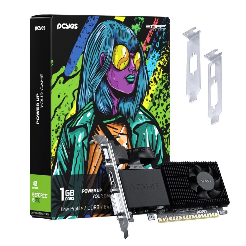 Gpu Nvidia Geforce G 210 1gb Ddr3 64 Bit Projeto Edge Low P