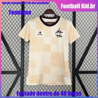 Camisa de Futebol Feminino 24/25 FLMG Edição Especial Moda Futebol Flamenco Camisa Futebol Outfit.