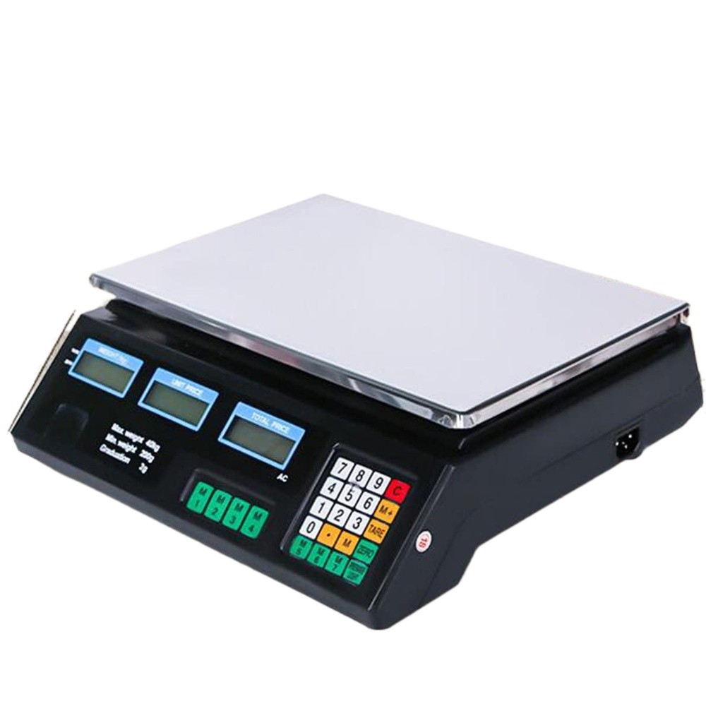 Balança Digital Bivolt Recarregável para Comércio e Cozinha, 40Kg com ...