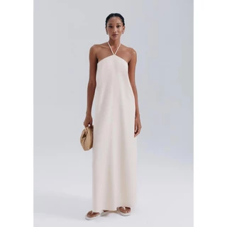 Vestido Midi Halterneck Em Viscolinho Hering