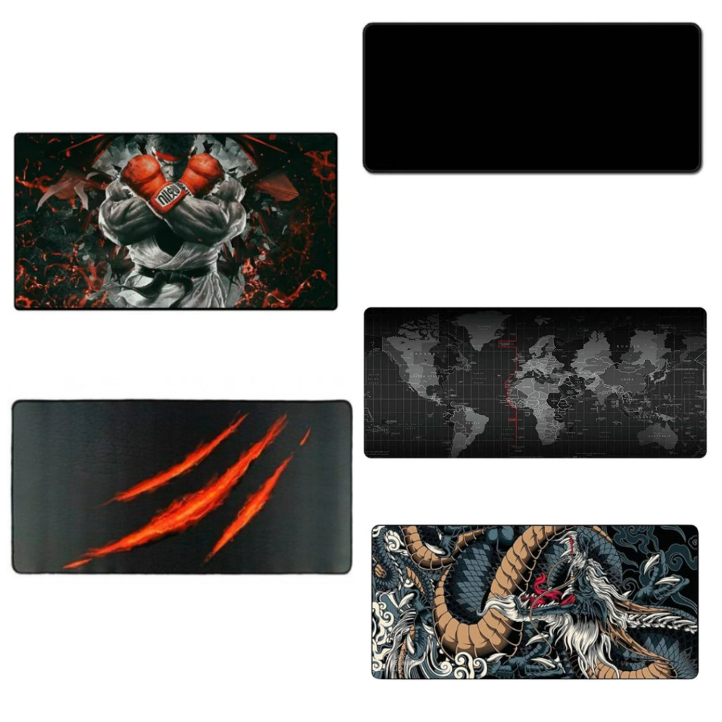 Mouse Pad Gamer Estampa Extra Grande 70 X 35 Cm Largo Com Borda ...