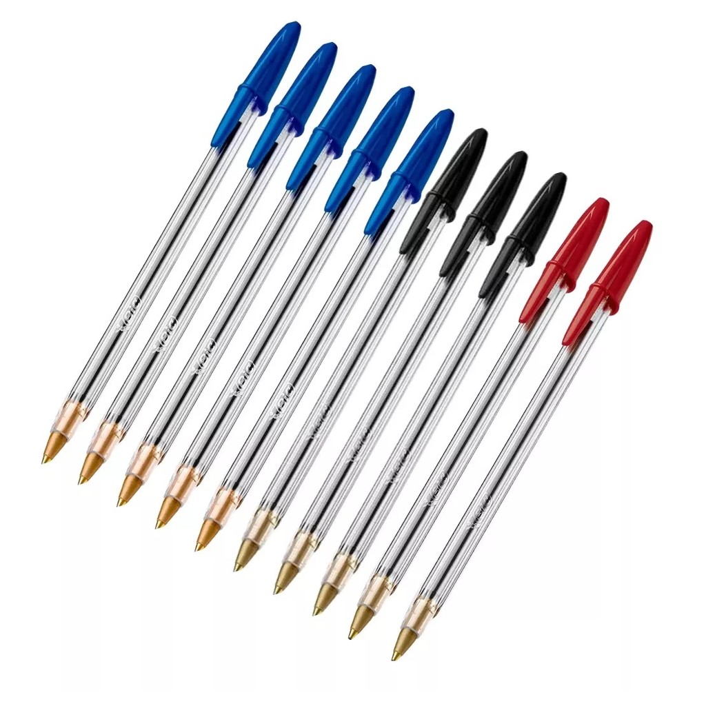 Kit 30, 13, 10, 6 e 4 Caneta Bic Cristal Classica