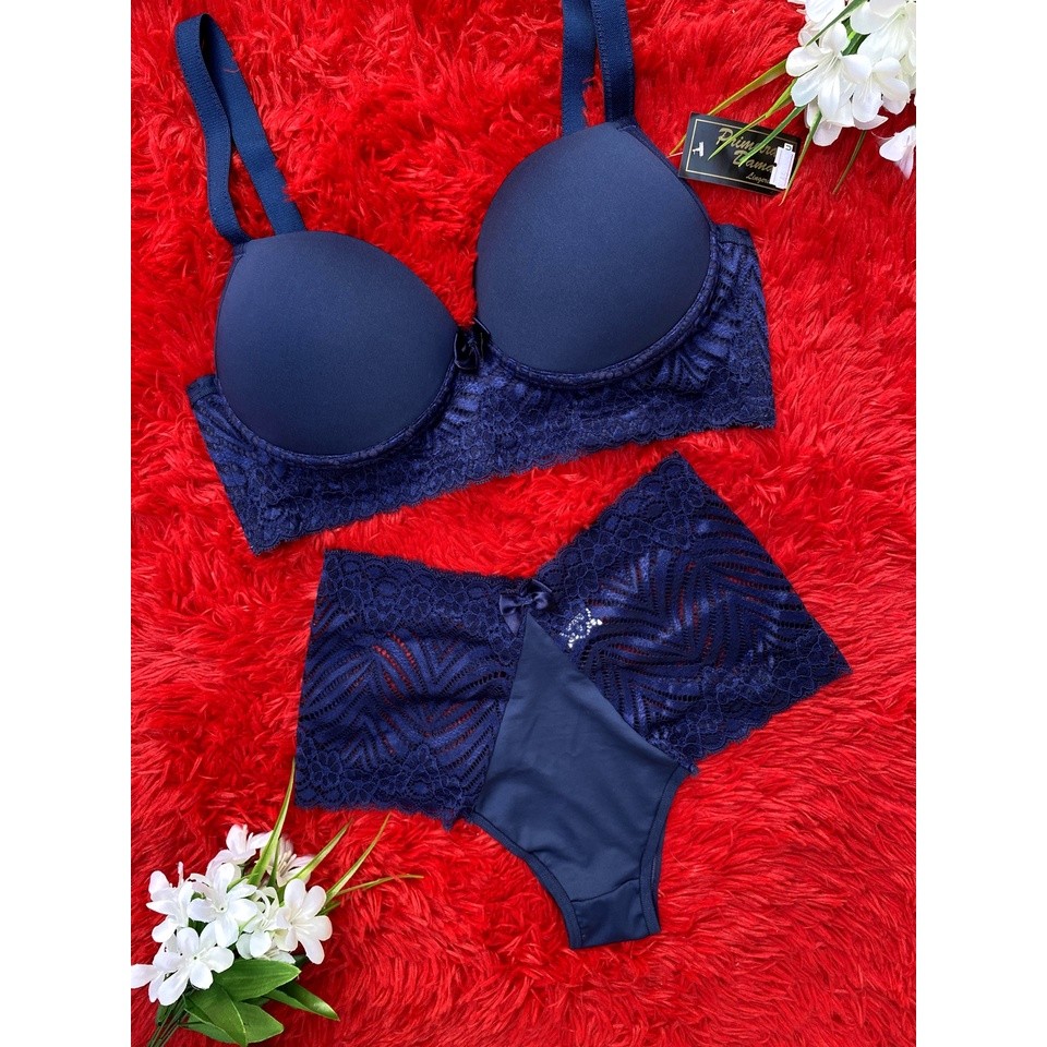 Kit 2 Lingerie Plus Size com Bojo Reforçado Renda Dara