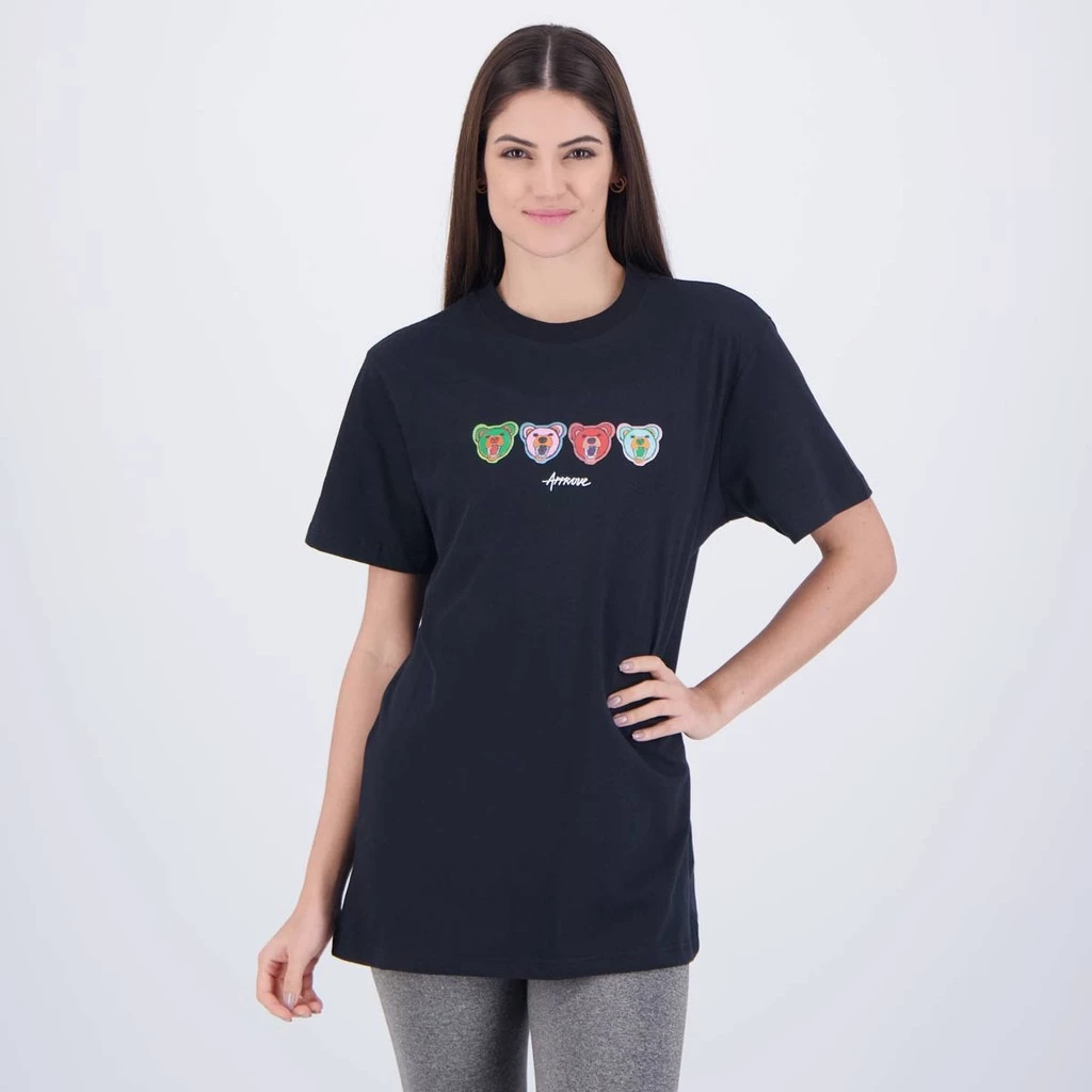 Camiseta Approve Angry Bear Feminina