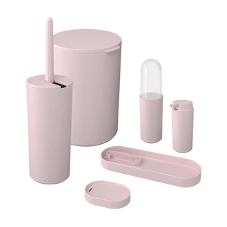 Kit Banho Serene 6 Peças Rosa Clay Coza em Oferta na Shopee