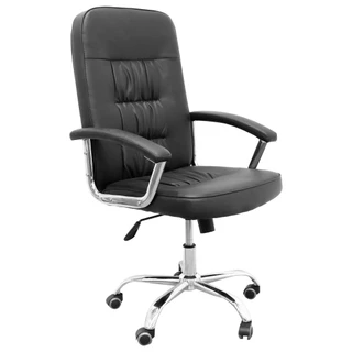 Cadeira Presidente Escritório Base Giratória em Couro com Braço em Oferta na Shopee