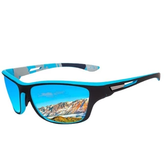 Moda esportiva masculina polarizada série de filmes coloridos óculos Anti-poeira óculos de sol para ciclismo 8336