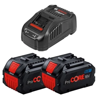 Kit Carregador Rápido 127V e 2 Baterias Procore 18V - 8,0AH (GAL 1800 CV) - Bosch em Oferta na Shopee