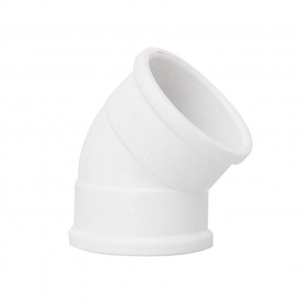 Kit 10 Unid. Joelho Esgoto 45°x40mm - Plastilit / Kona