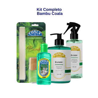 Kit de Limpeza Bambu Coala Home -  4 itens em Oferta na Shopee