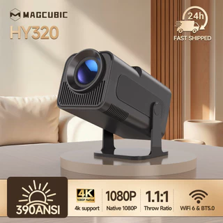 Magcubic Original HY320 4K Projetor Android 11 Nativo 1080P 390ANSI Wifi6 BT5.0 Cinema Portátil
