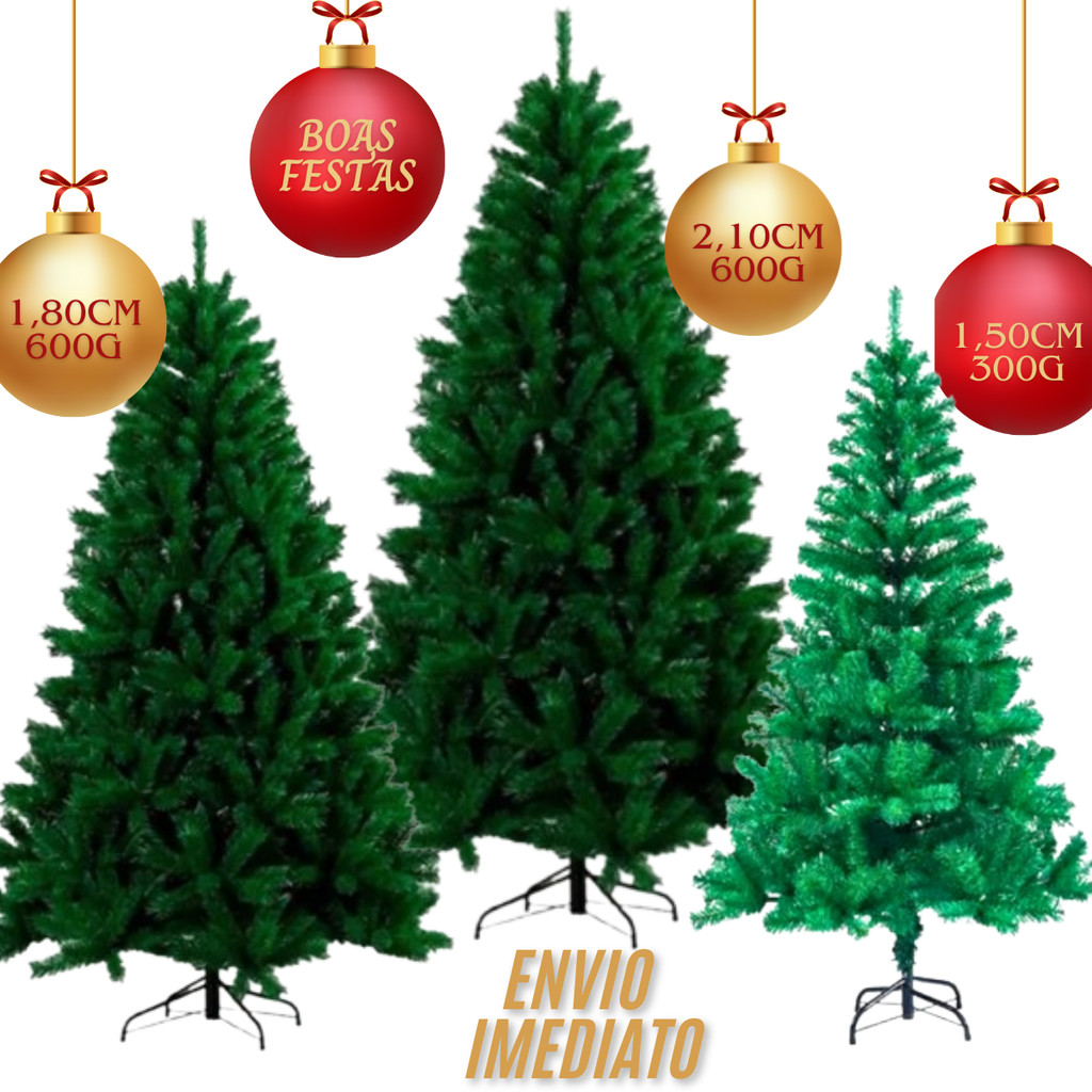 Árvore de natal 2.10 verde tradicional pinheiro cheia luxuosa canadense modelo PREMIUM 1,50cm 1,80cm 2,10cm