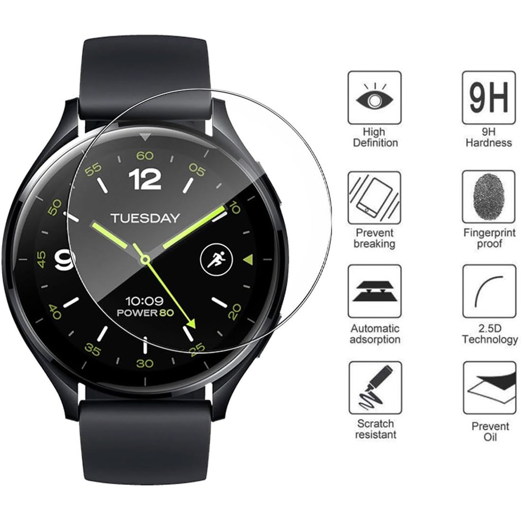 3 Pçs Filme De Relógio Para Xiaomi 2 Protetor De Tela TPU HD Capa ...