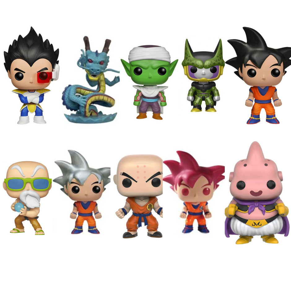 Bonecos Tipo Funko Pop Coleção Dragonball, Goku, Vegeta, Sheron... Sem Caixa
