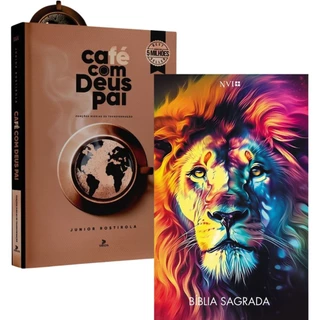 Devocional Café com Deus Pai 2025 + Bíblia Sagrada NVI Brochura Soberano em Oferta na Shopee
