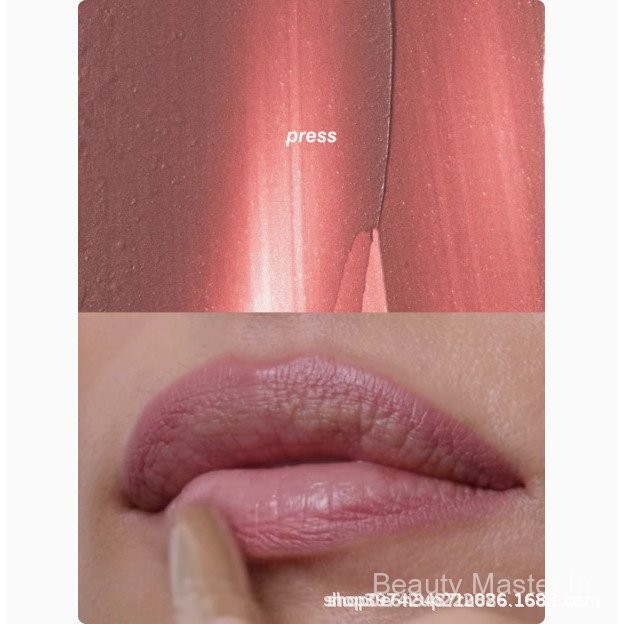 Lápis labial Rhode Hailey Peptide Lip Shape de duas pontas, suave