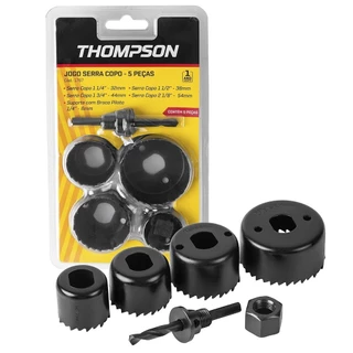 Jogo Serra Copo Thompson 5 Peças em Oferta na Shopee