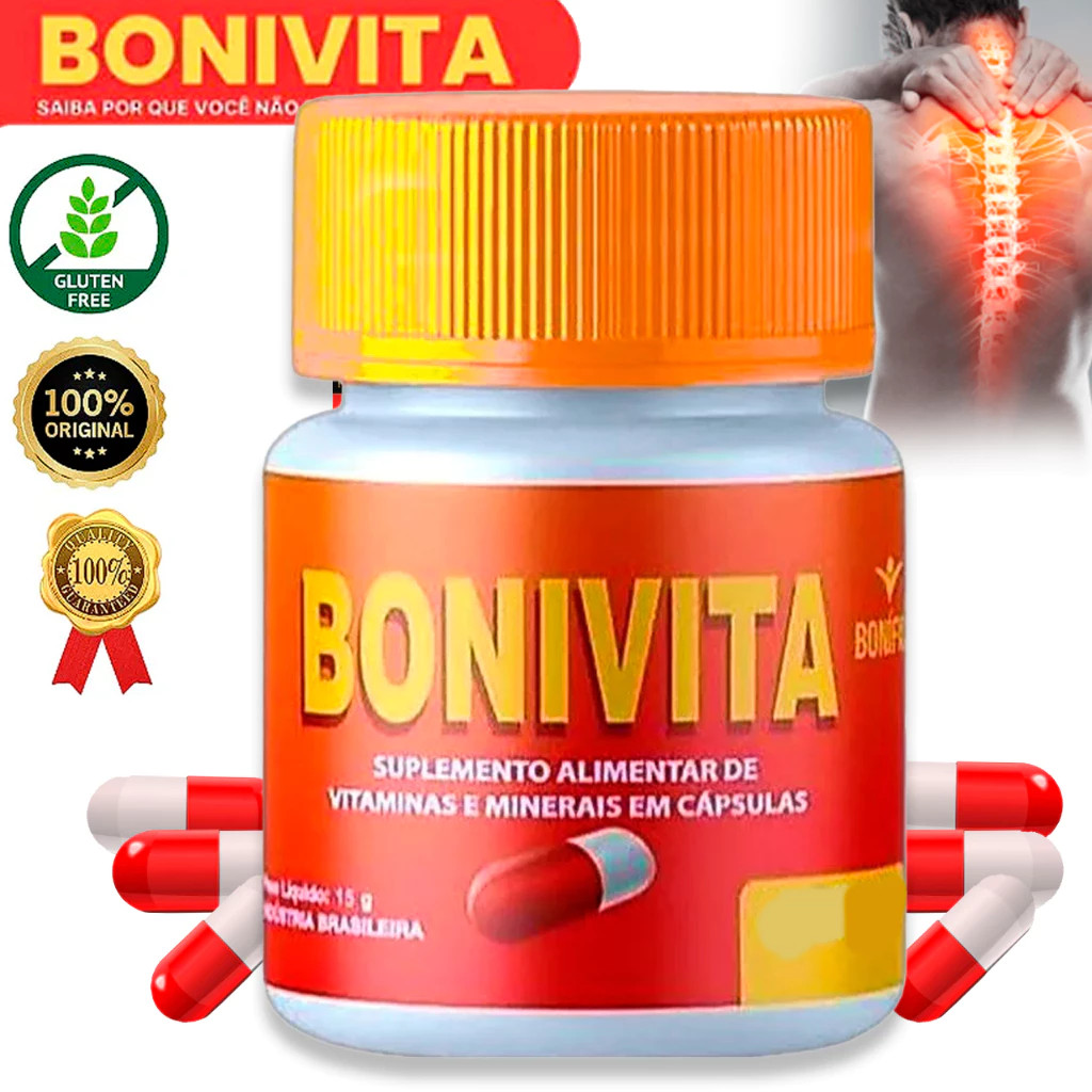 Kit 3 Bonivita Suplemento Alimentar Natural e Funcional - 30 Caps - 100 ...