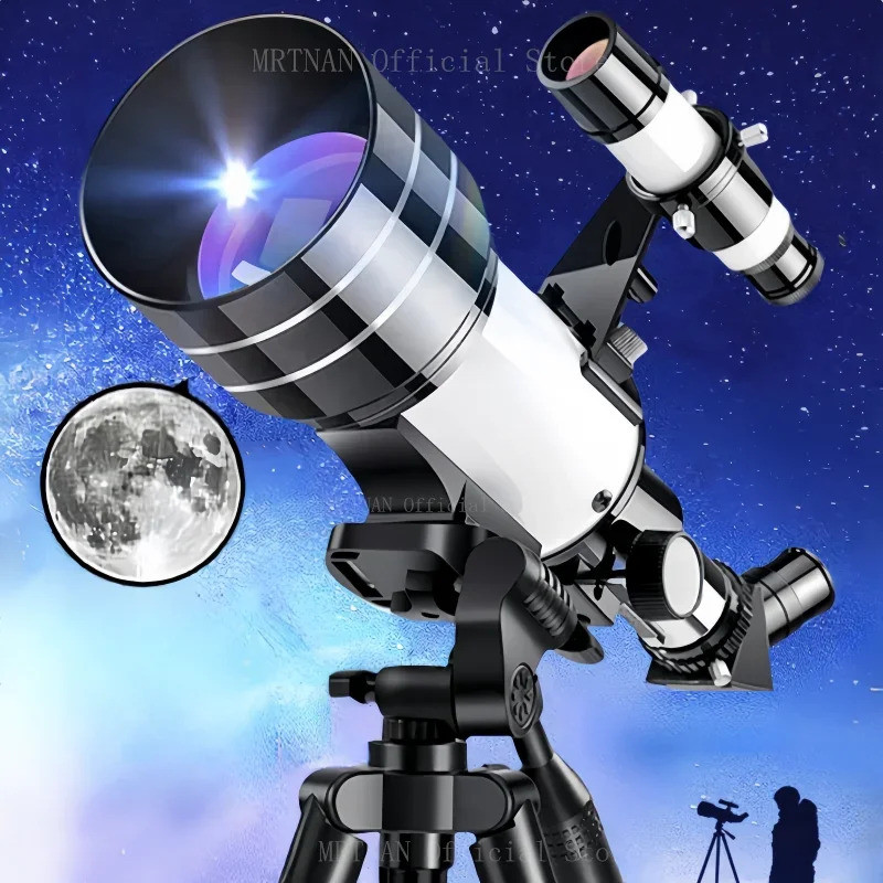 Telescópio Astronômico Profissional HD com Zoom de 150X, Refrator de ...