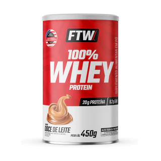 WHEY 100% LATA 450g - Doce de Leite Ftw