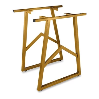 Base de Mesa de Jantar para Tampos de até 1,80m x 0,90m Copacabana - dourado