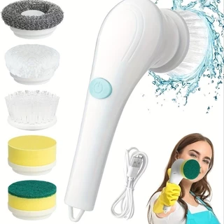 Escova De Limpeza Ajustável Janela Banheiro e Cozinha Ferramenta 5 em 1 Recarregável em Oferta na Shopee