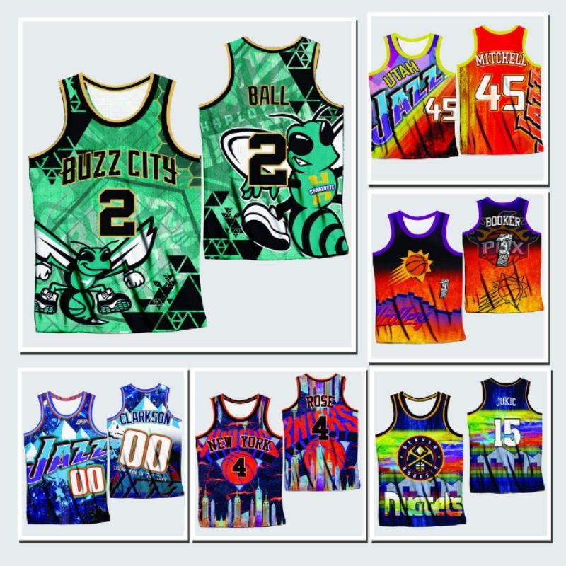 Threeify NBA Basquete Moda Drifit Jersey Sando Top Masculino