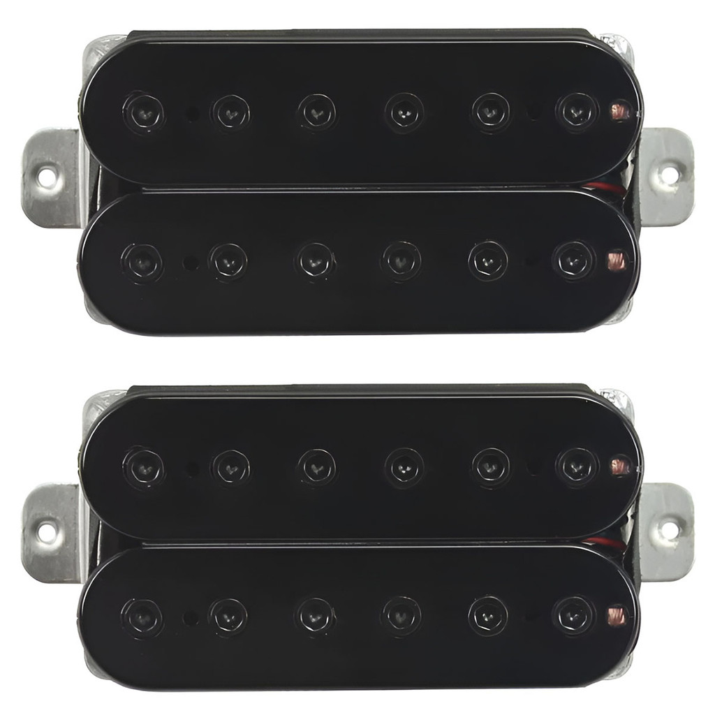 Set Pick-up Humbucker FLEOR Nero Per Chitarra Elettrica – Collo E Ponte, Passivi