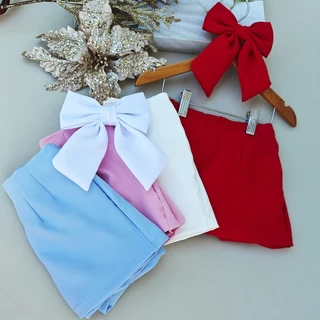 Short Saia Infantil Doce Encantado 04 ao 10