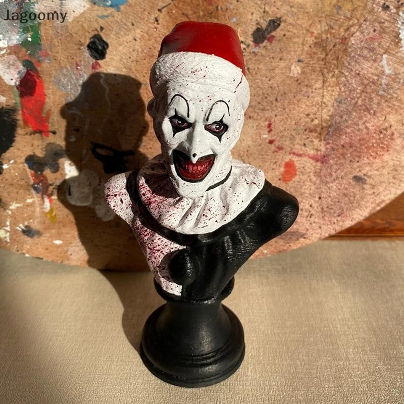 JAG Terrifier Art The Clown Figura Palhaço De Terror Estátua De Jardim Interno/Externo Decoração De Halloween Escultura 