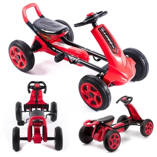 Carrinho Mini Kart Drift Vermelho Quadriciclo Infantil Brinquedo Com Buzina - Unitoys