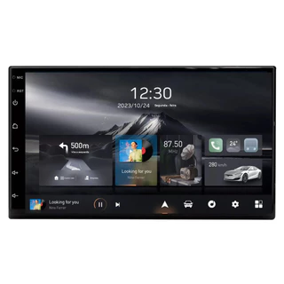 Central Multimídia Universal Adak G2 Tela QLED de 7" Polegadas 2GB Ram 64GB Carplay e Android Auto