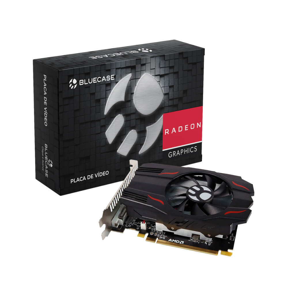 Placa de Video AMD Radeon RX 560 4GB GDDR5 128Bits Bluecase | Shopee Brasil
