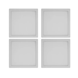 04 Paineis de LED 4000K Bivolt 24W Bivolt Embutido Plafon