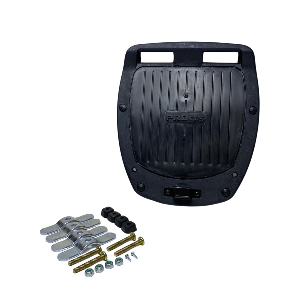 BASE SUPORTE + KIT PARAFUSO DE FIXAÇÃO BAU PROOS 29 34 41L | Shopee Brasil